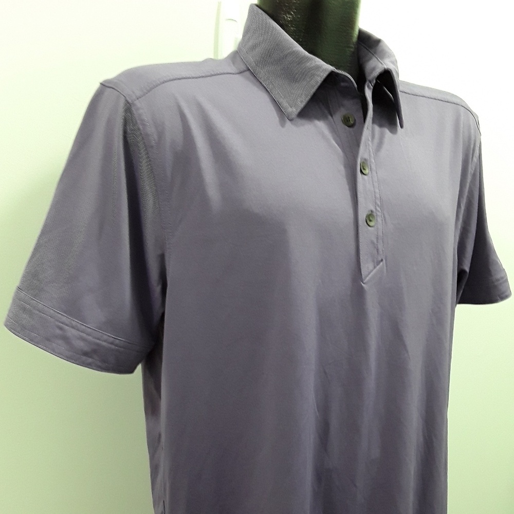 Ogio men polo purple short sleeve size M